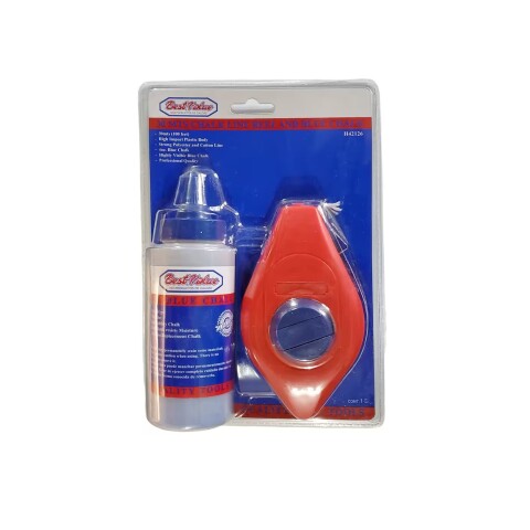 TIRA LINEA 30MTS más TIZA AZUL Tira Linea 30mts Más Tiza Azul