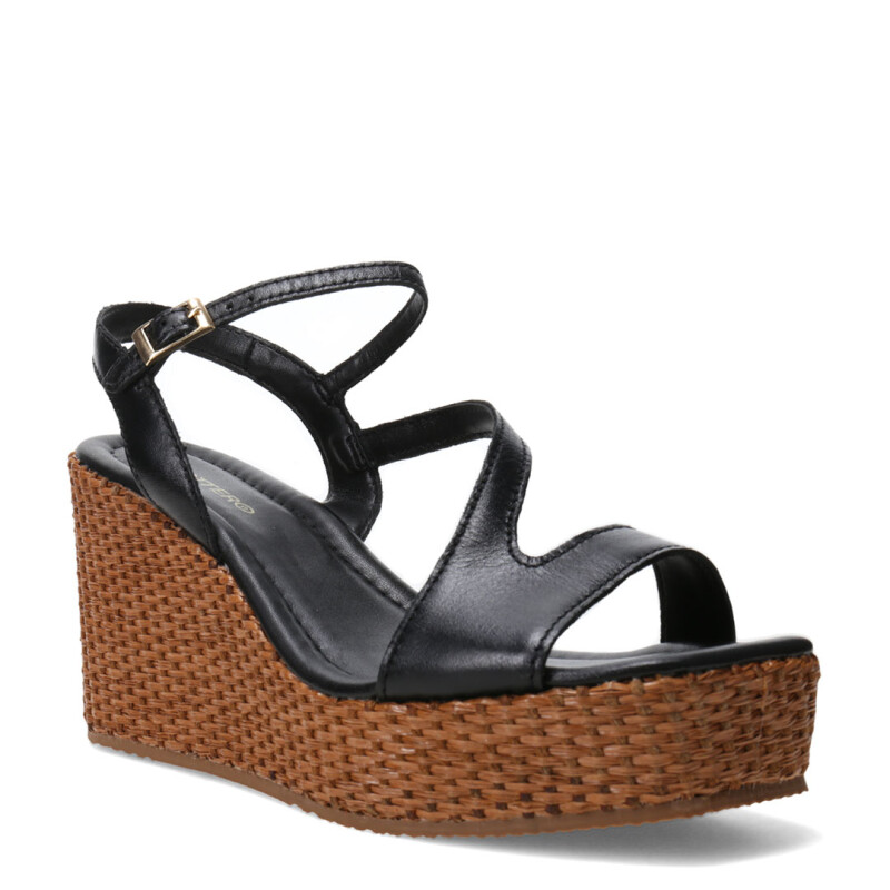 Sandalias de Mujer Bottero Plataforma Negro