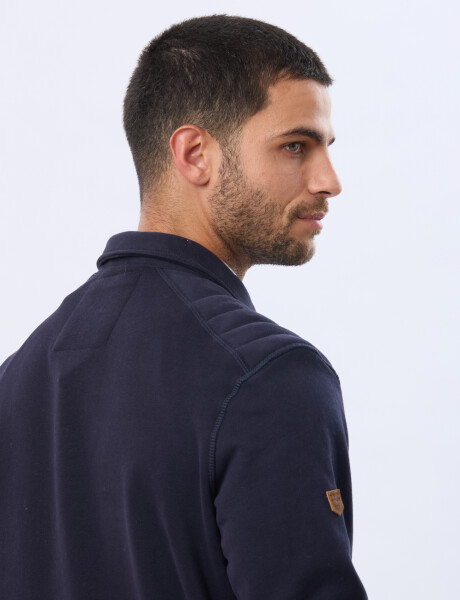 BUZO POLO DE FELPA Azul