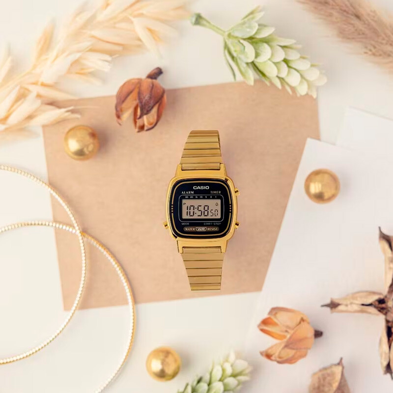 Reloj Casio para Dama Digital Dorado LA-670WGA-1DF Reloj Casio para Dama Digital Dorado LA-670WGA-1DF