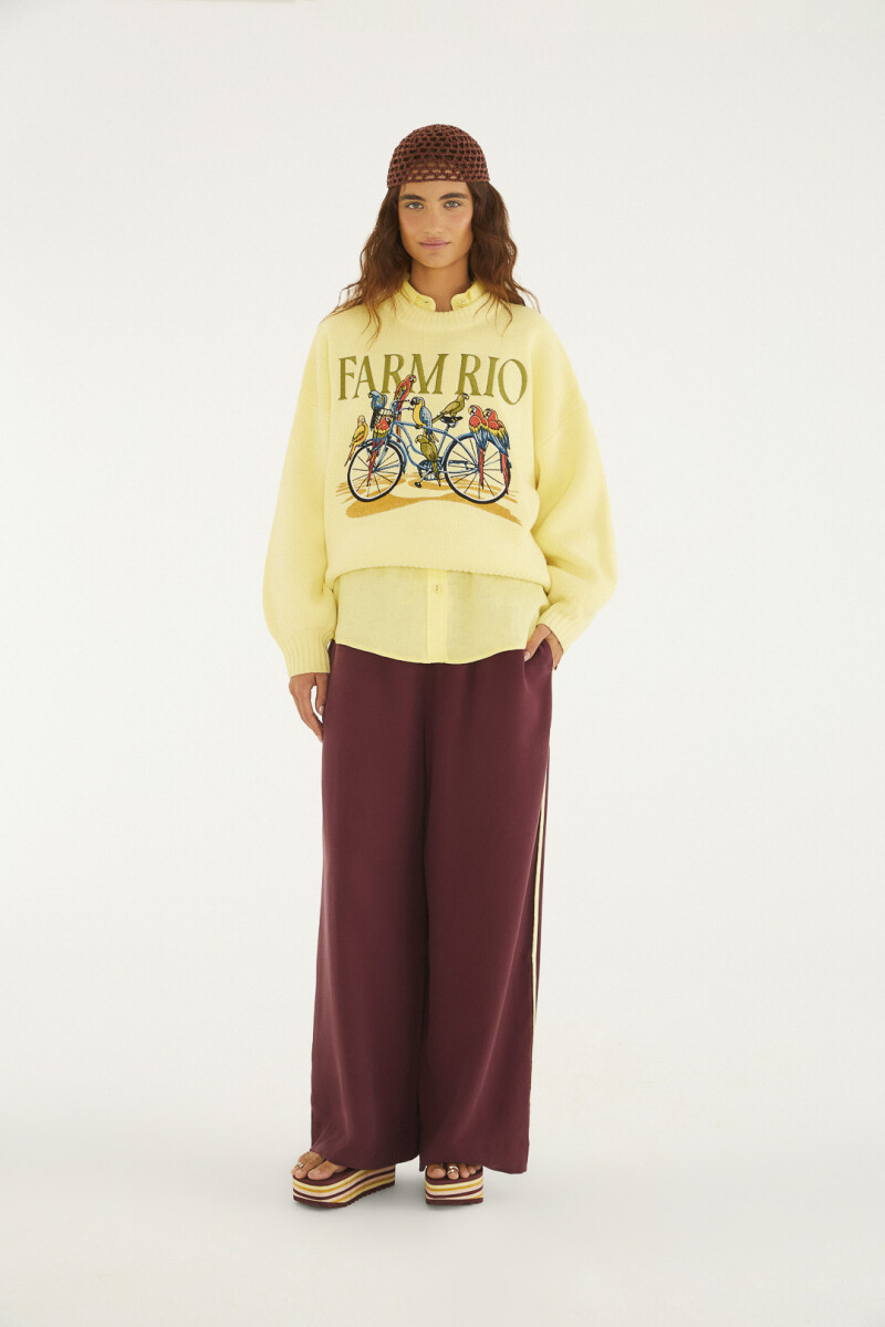 PANTALON COMFY Bordo