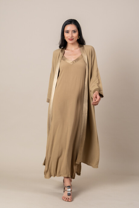 VESTIDO GONG Camel