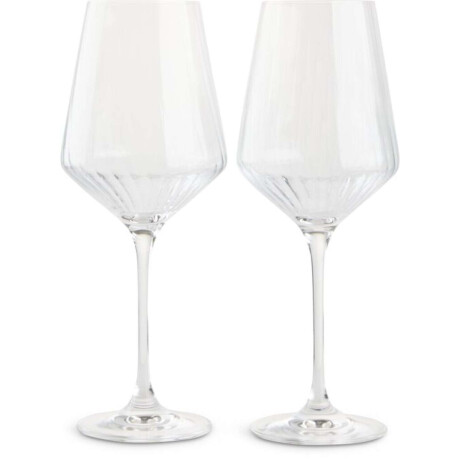 Vaso de vidrio TORRE H24cm 43cl 2u/pk Transparente