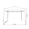 TOLDO GRIS OSC 3X3X2.5M Unica