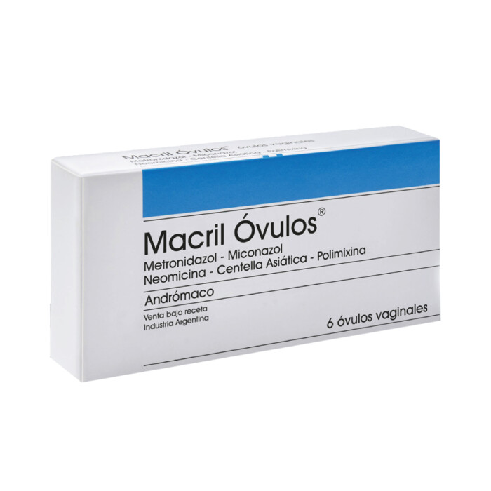 MACRIL OVULOS CJ X 6 UNID. única