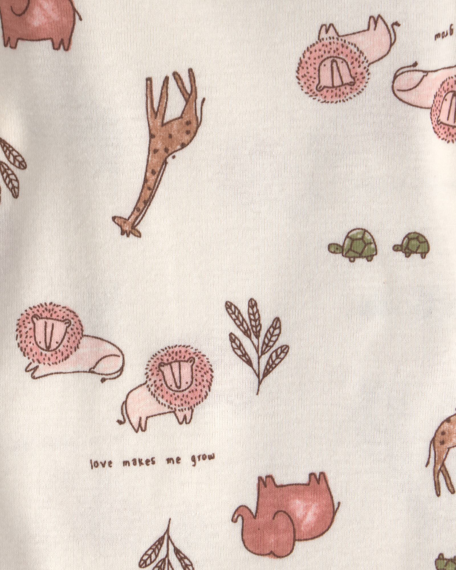 Pack cuatro bodies de algodón, diseño safari Pack cuatro bodies de algodón, diseño safari