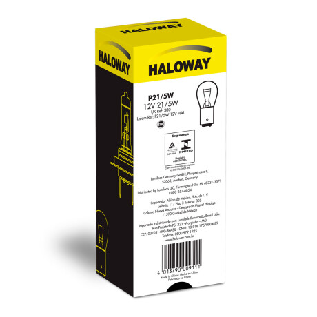 LAMPARA COMBO 10 LAMPARAS HALOWAY 380HW LAMPARA COMBO 10 LAMPARAS HALOWAY 380HW