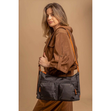 Bandolera Tahina Negro C/Suela