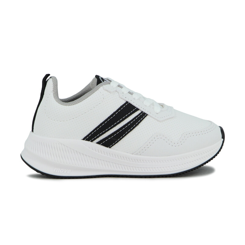 Molekinho Zapato Casual Infantil Napa Soft Confy Mic/np Flot Rus Neo Blanco-negro