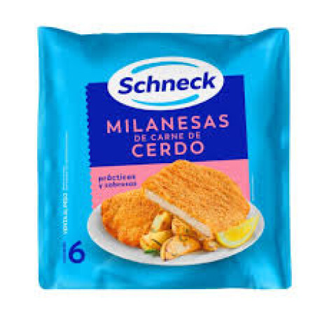 Schneck milanesa cerdo 6 unidades Schneck milanesa cerdo 6 unidades