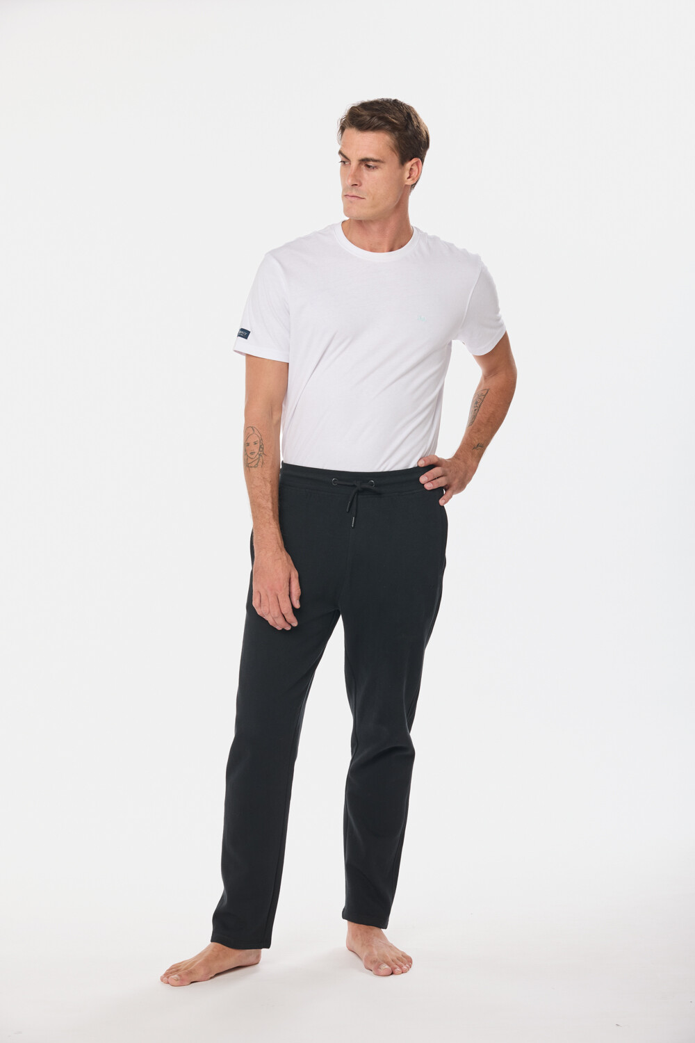 PANTALON DE FELPA Negro
