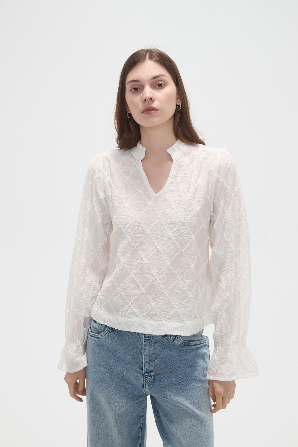 Blusa Oryval Marfil / Off White