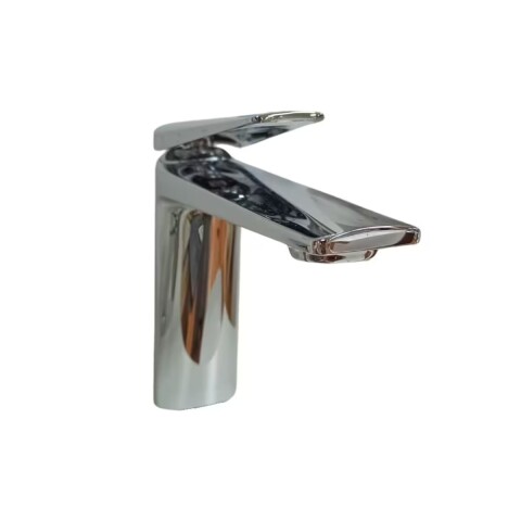 Grifería de lavatorio Monocomando de mesada bajo Chronos cromado Grifería De Lavatorio Monocomando De Mesada Bajo Chronos Cromado