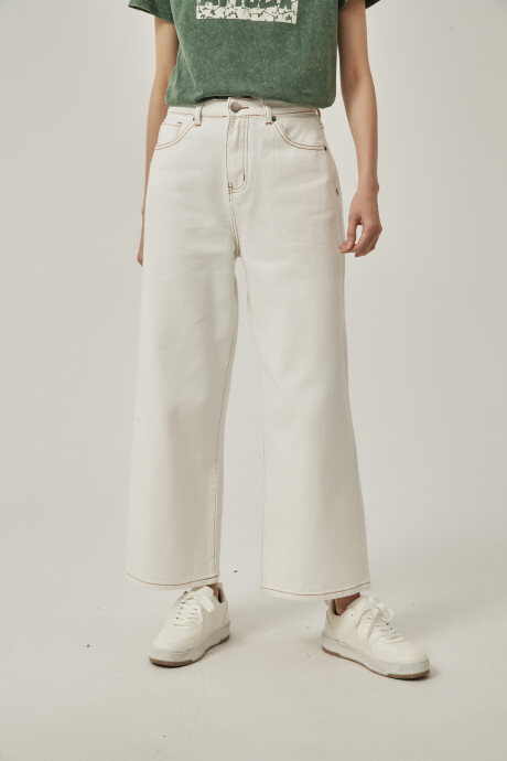 Pantalon Hepburn Blanco