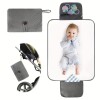 Cambiador portatil capitoneado XL gris