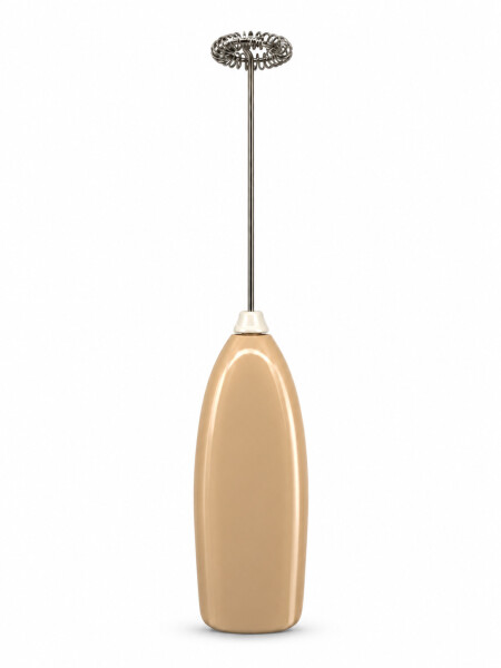 BATIDOR DE CAFÉ MAUAL A PILAS BEIGE
