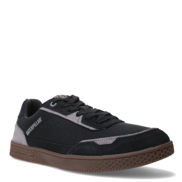 Championes de Hombre Caterpillar Pause Retro Canvas Negro