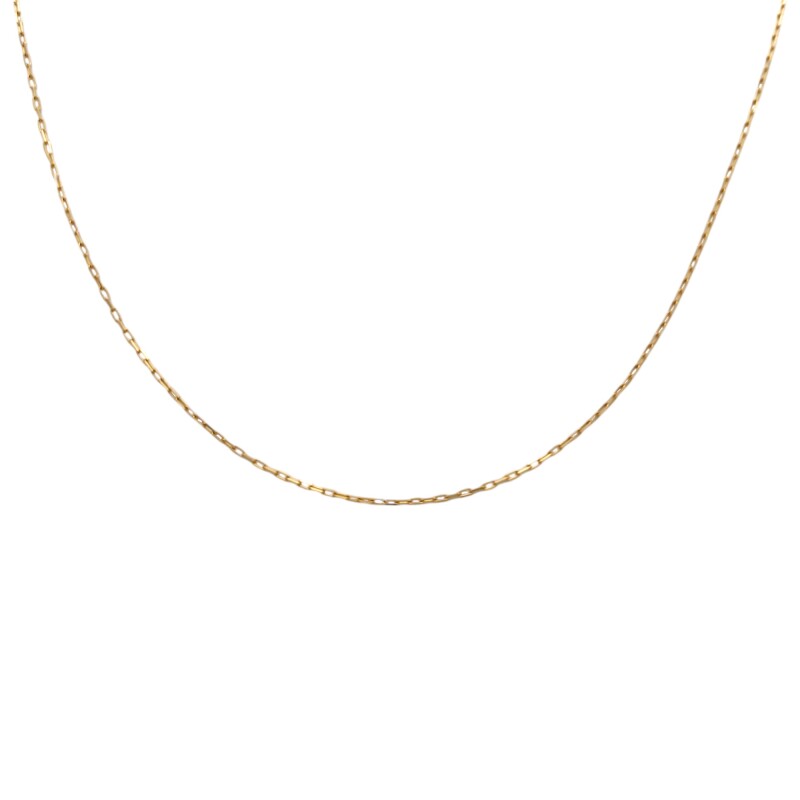 Cadena oro Force fina -Oro bajo -Sin Piedra-CD8061 Sinpiedra