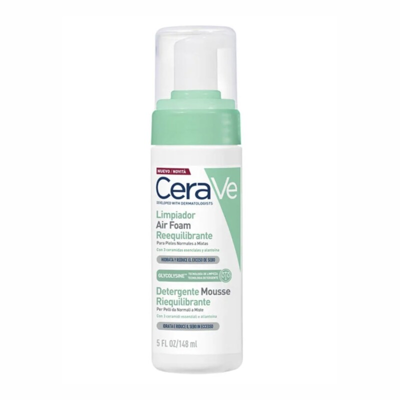 Limpiador Facial Cerave Air Foam Reequilibrante Limpiador Facial Cerave Air Foam Reequilibrante