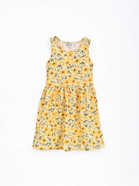 VESTIDO POPURRI AMARILLO