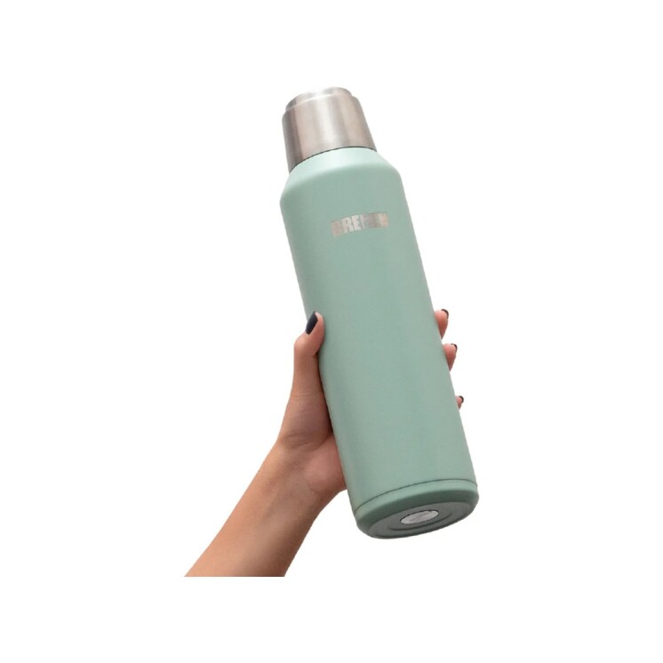 Termo Bremen 1 L Acero Inoxidable con Pico Cebador 360° Verde Termo Bremen 1 L Acero Inoxidable con Pico Cebador 360° Verde