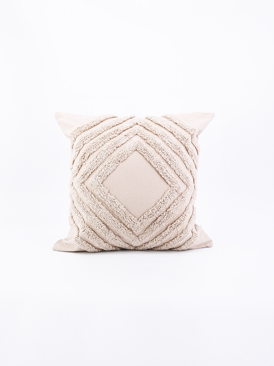 FUNDA DE ALMOHADON JAVA - TOSTADO 