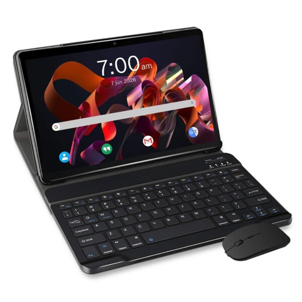Tablet Intouch Con Teclado Y Mouse 3g Dual Sim 10" 32 Gb TABLET INTOUCH 10 Q32T ESTUCHE NEGRO