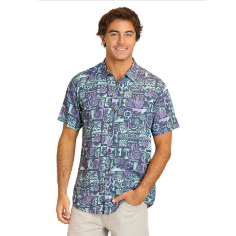 Camisa MC Maui and Sons - Sable Bloom - Multicolor Camisa MC Maui and Sons - Sable Bloom - Multicolor