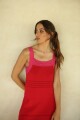 Vestido Lavanda SS24 Rojo y Fucsia