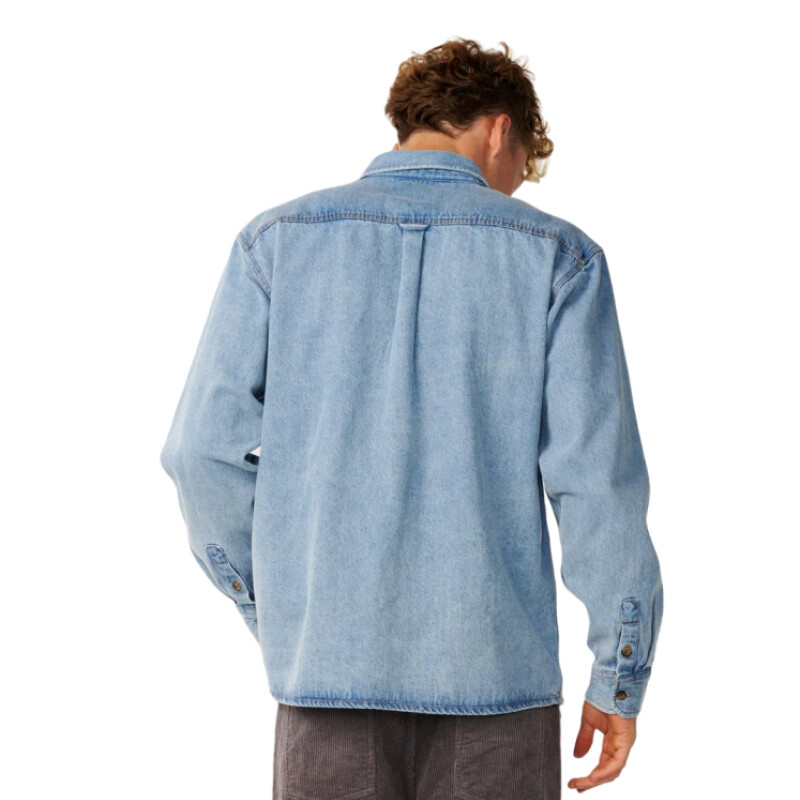 Camisa Rip Curl Classic Surf Denim - Azul Camisa Rip Curl Classic Surf Denim - Azul