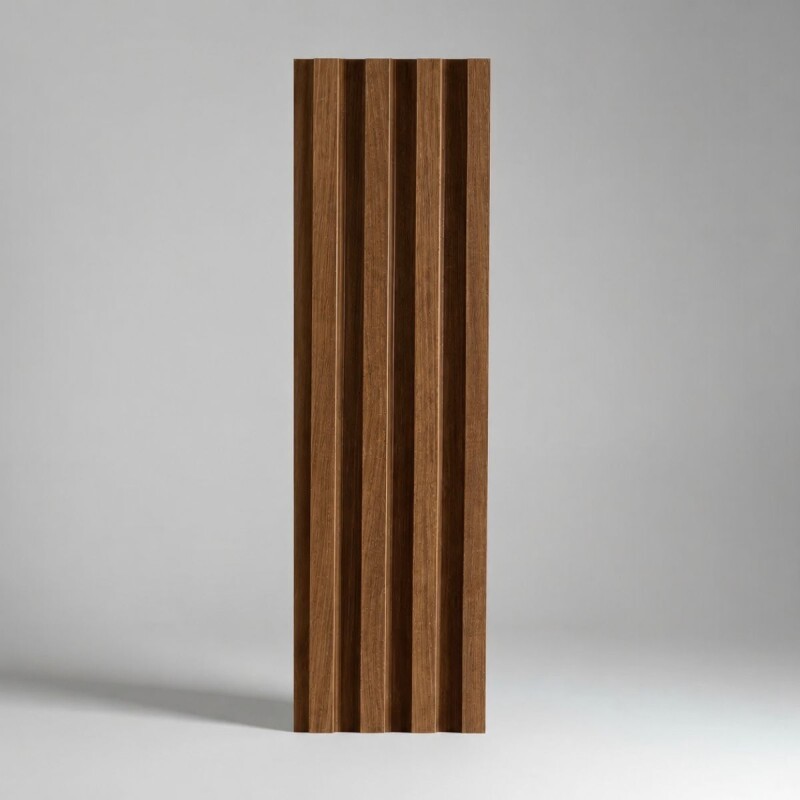 Set X16 Panel ranurado WPC 290x16cm MARRON OSCURO