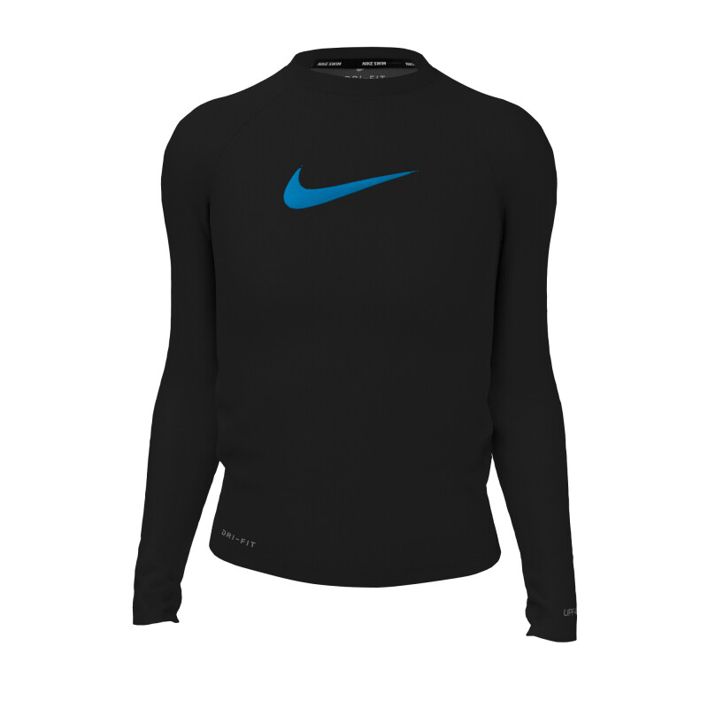 Camiseta Long Sleeve Hydrogua de Niña Negro