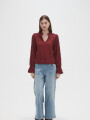 Blusa Oryval Bordeaux