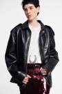 CHAQUETA BOMBER Negro