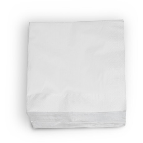 Servilletas papel MOLTE bl 40x40 100 uds Blanco