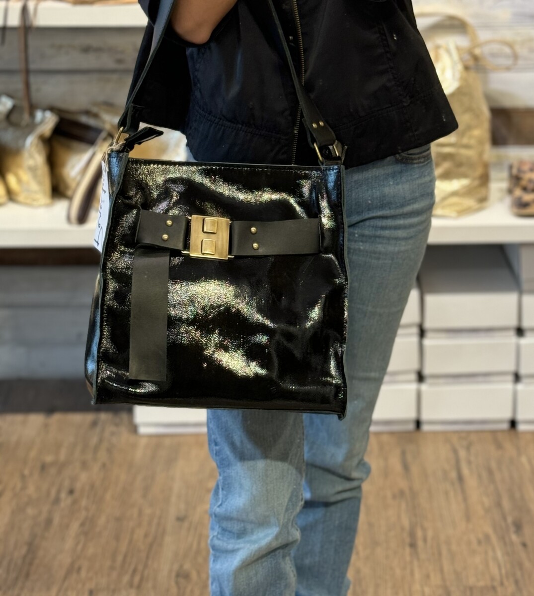 Céline - Negro Charol 
