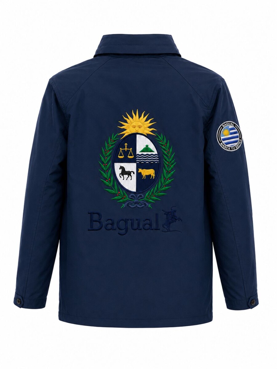 Campera Taslon Escudo Nacional - Azul 