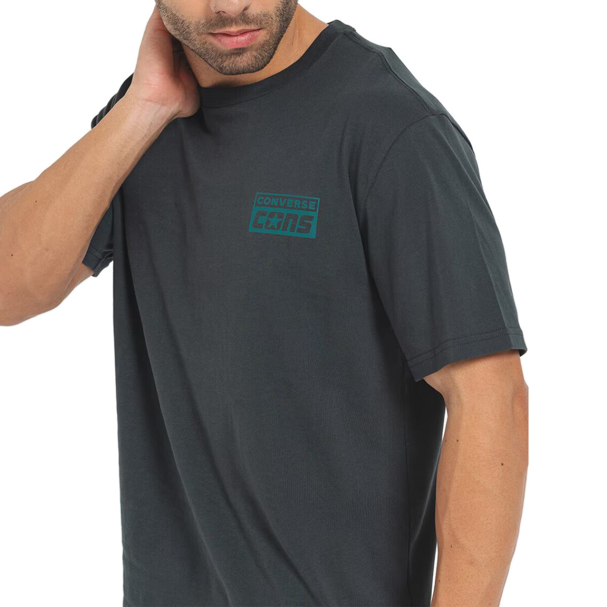 Remera Unisex Converse Cons Secret - Verde Oscuro 