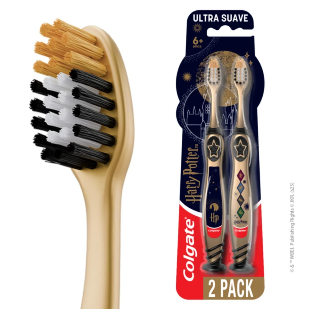 Cepillo de Dientes Infantil Smiles Harry Potter Colgate - Cont.2 unidades