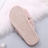 Pantuflas Dama Mujer Moda Lazy Slippers Calentitas Invierno Variante Color Beige Talla 37