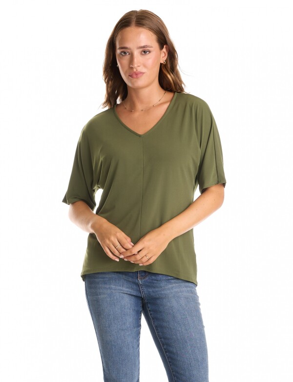 Blusa Dolman Manga Japonesa VERDE