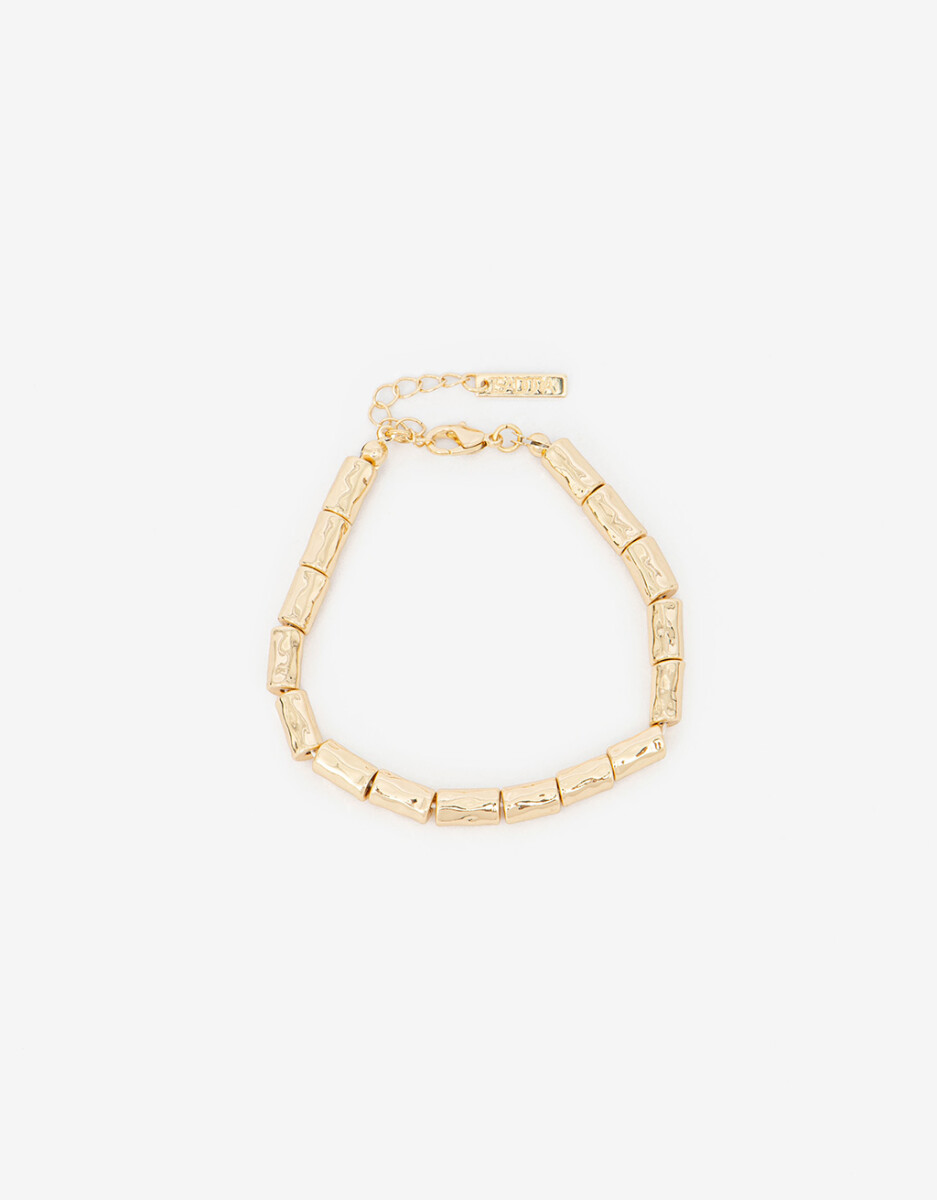 Pulsera Flexible Metal Orgánico 