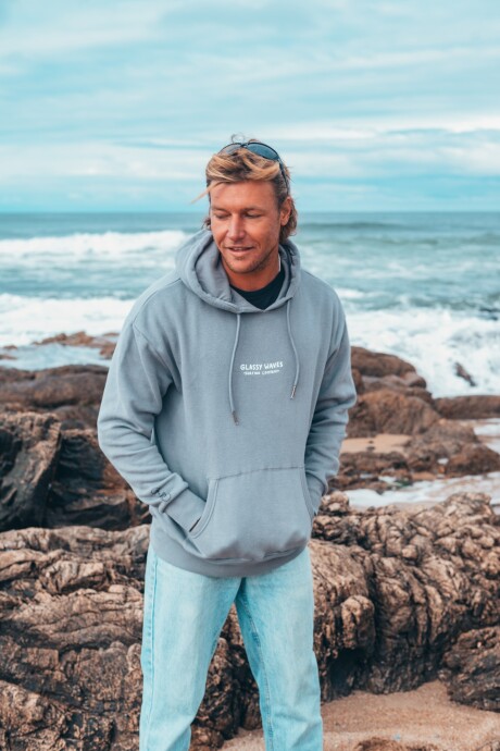 Hoodie Surfing Club / Gris U