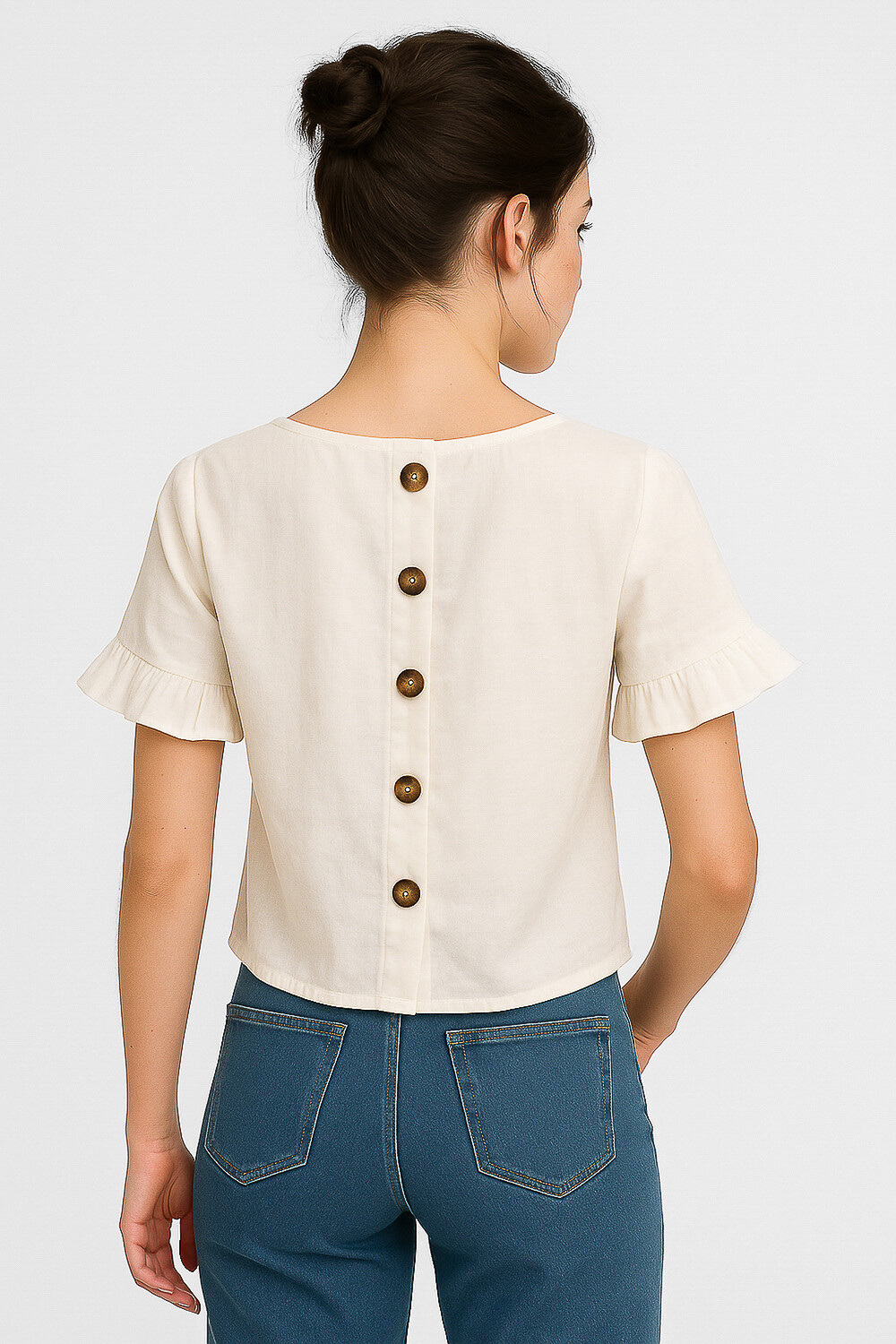 Blusa Cenobia Blanco
