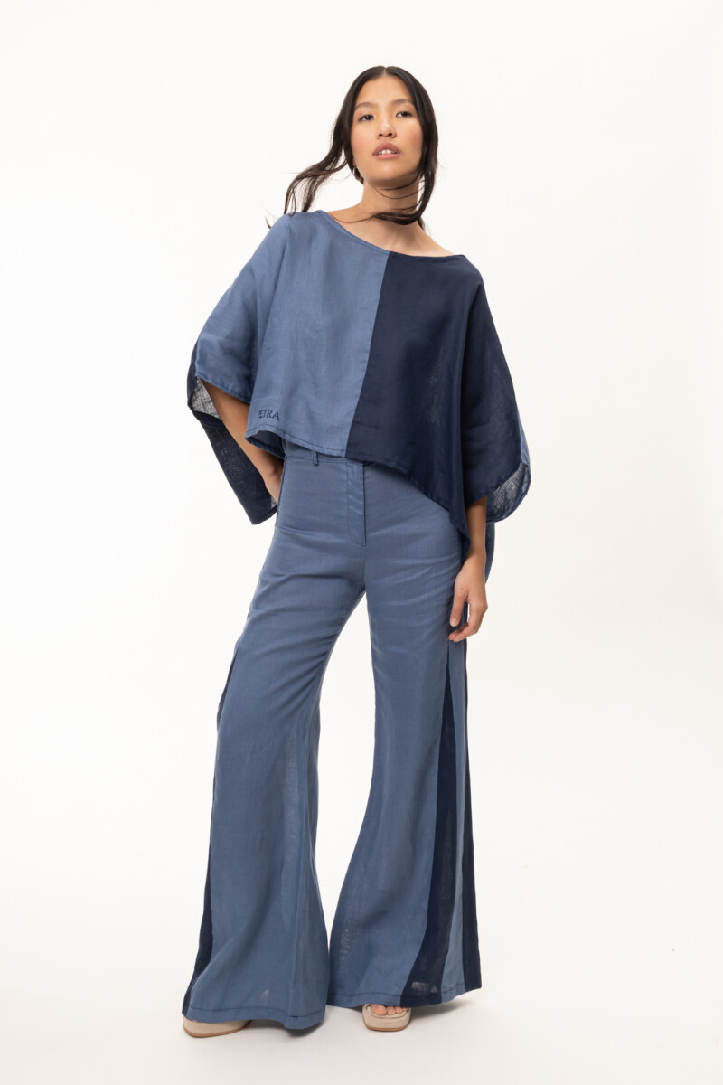 Pantalon Murra - Azul Marino/Azul Claro 