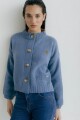 CARDIGAN TERRO PICK Celeste