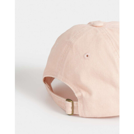 Gorra Canvas Bordada Rosa Viejo