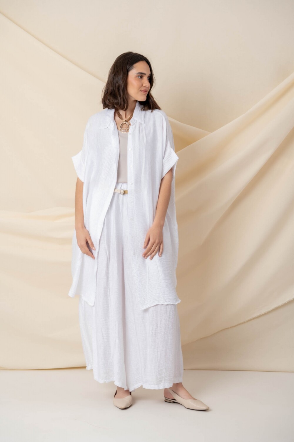 PANTALON AITNE Blanco