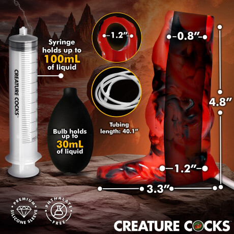Funda Texturizada de Silicona Eyaculador Creature Cocks Funda Texturizada de Silicona Eyaculador Creature Cocks