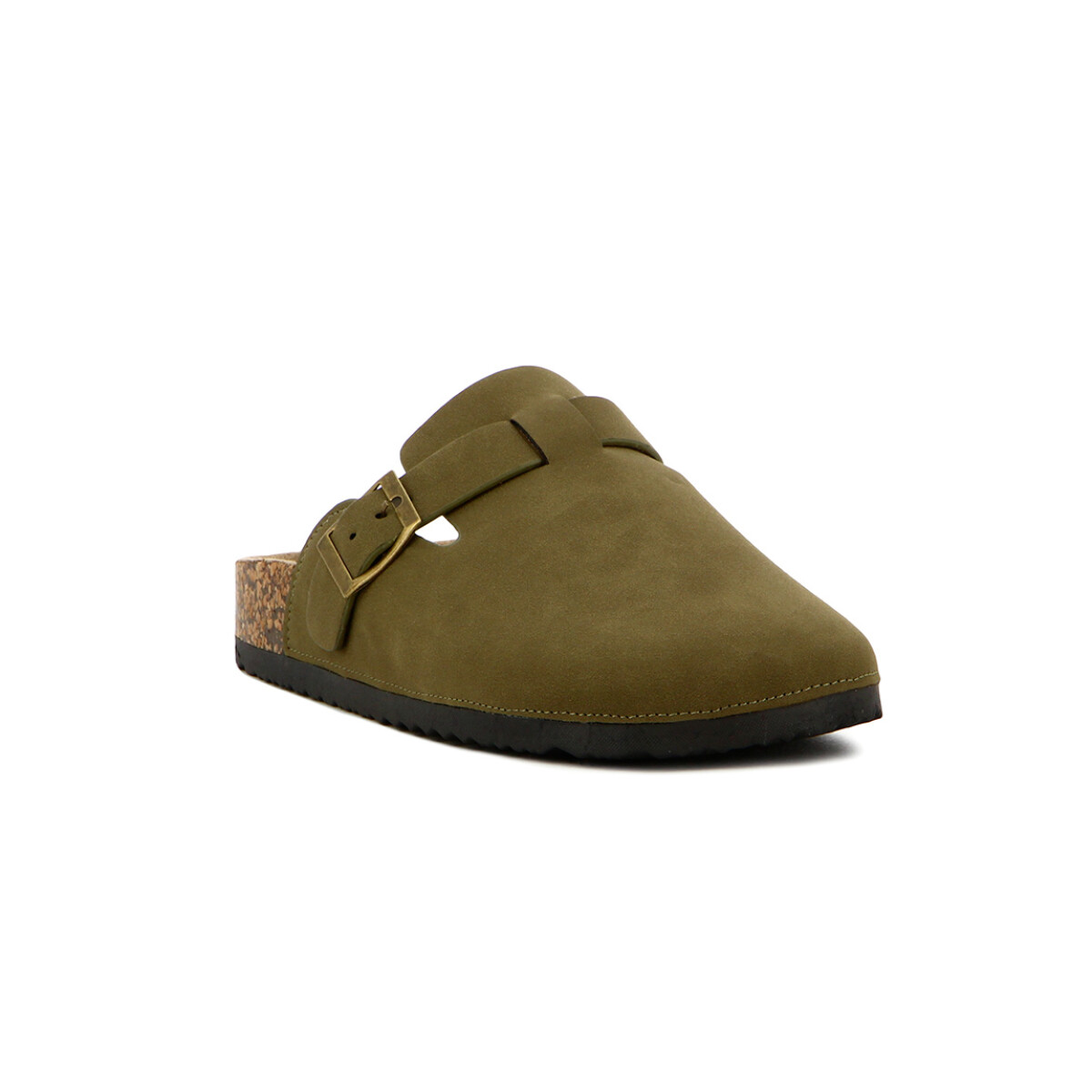 Zuecos Casual Mujer Darkness - Oliva 